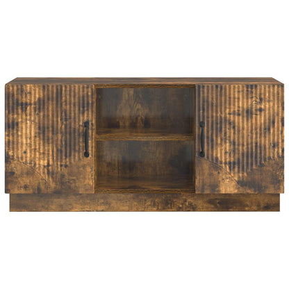 TV Cabinet 102 x 34.5 x 47 cm Smoked Oak Engineered Wood