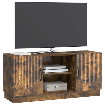 TV Cabinet 102 x 34.5 x 47 cm Smoked Oak Engineered Wood