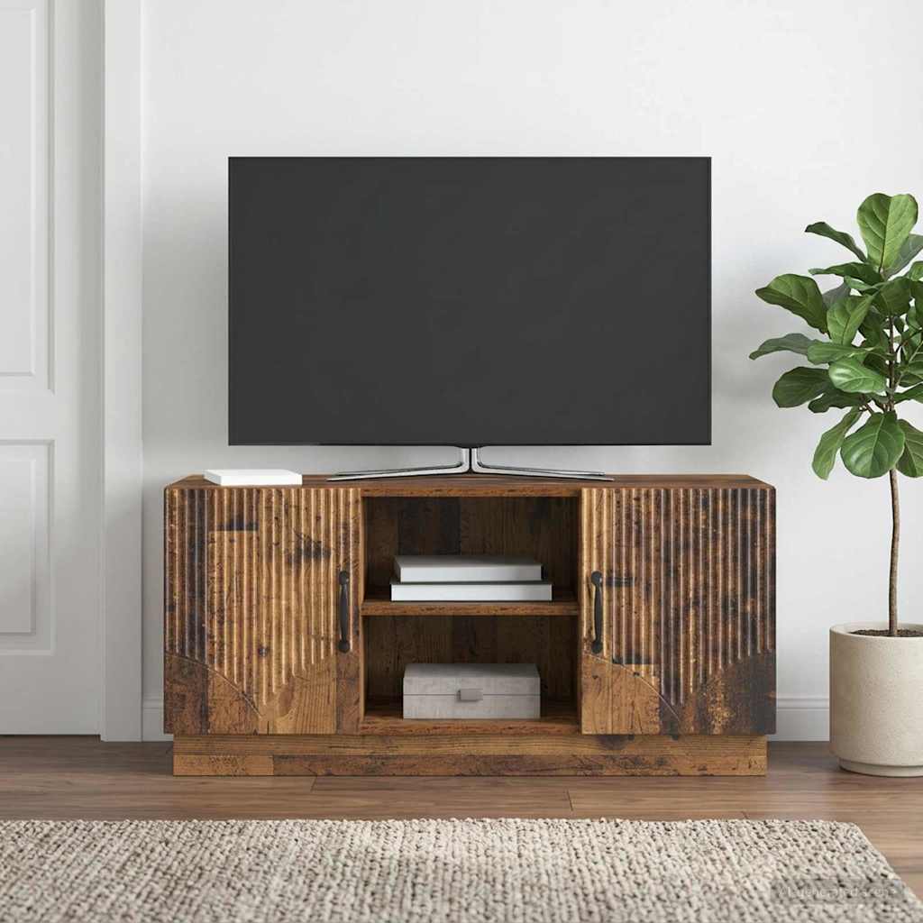TV Cabinet Old Wood 102 x 34.5 x 47 cm Engineered Wood