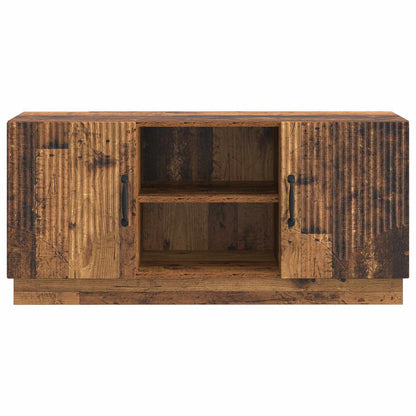 TV Cabinet Old Wood 102 x 34.5 x 47 cm Engineered Wood