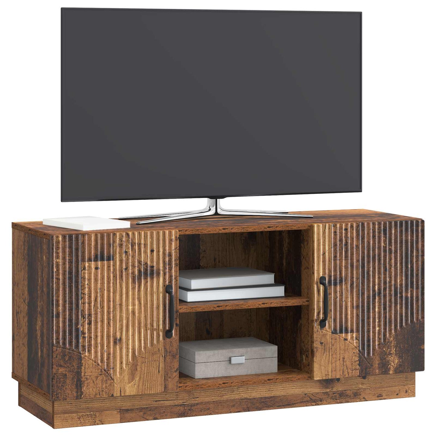 TV Cabinet Old Wood 102 x 34.5 x 47 cm Engineered Wood