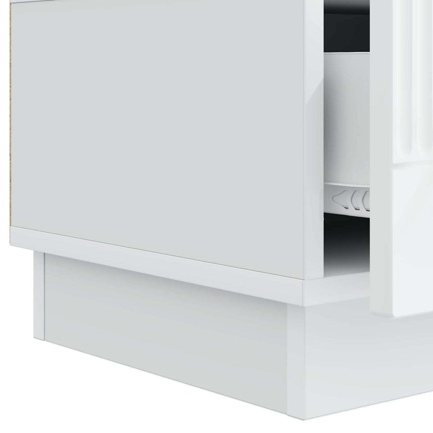 TV Cabinet with Drawer White 147 x 34.5 x 27 cm Engineered Wood