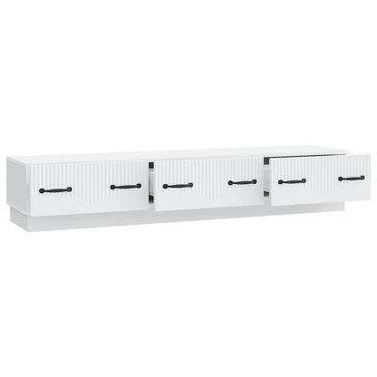 TV Cabinet with Drawer White 147 x 34.5 x 27 cm Engineered Wood