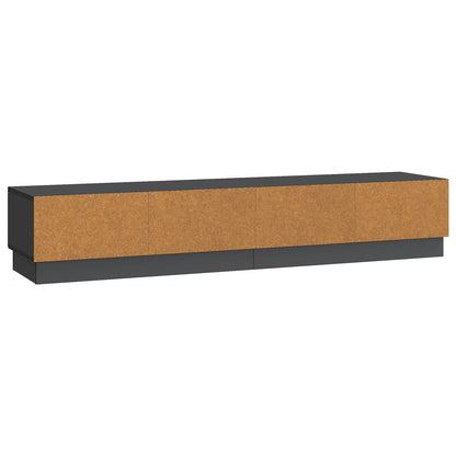 TV Cabinet with Drawer Black 147 x 34.5 x 27 cm Engineered Wood