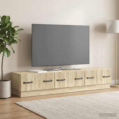TV Cabinet Sonoma Oak 147 x 34.5 x 27 cm Engineered Wood