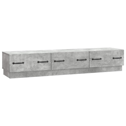 TV Cabinet Concrete Grey 147 x 34.5 x 27 cm Engineered Wood