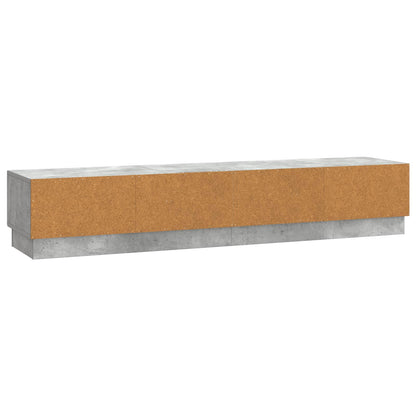 TV Cabinet Concrete Grey 147 x 34.5 x 27 cm Engineered Wood