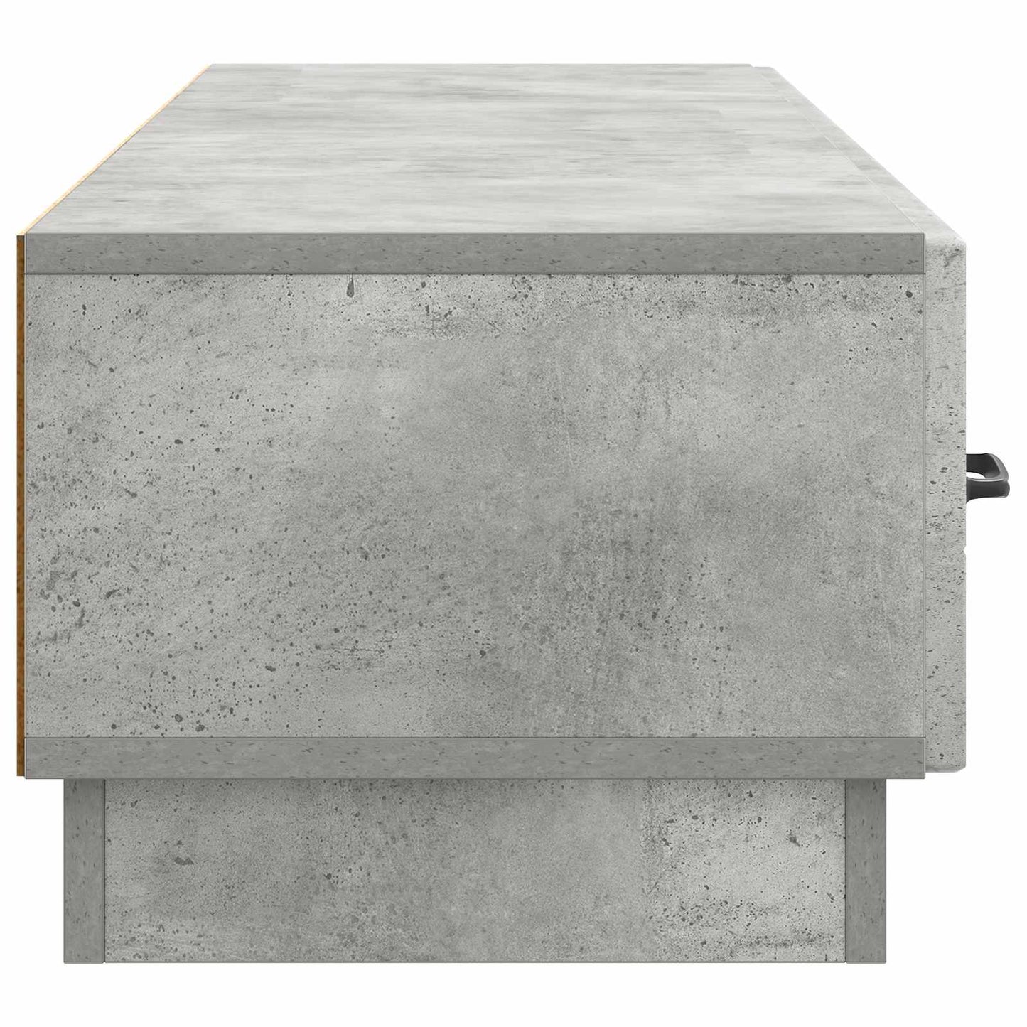 TV Cabinet Concrete Grey 147 x 34.5 x 27 cm Engineered Wood