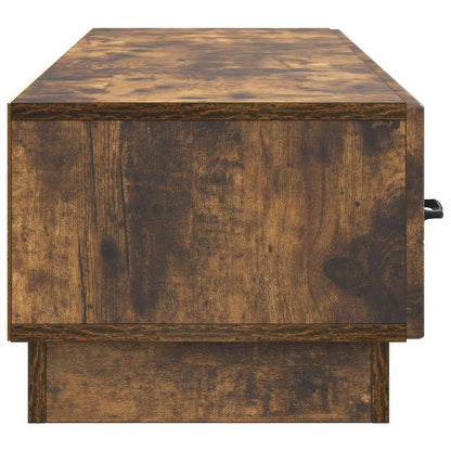 TV Cabinet Smoked Oak 147 x 34.5 x 27 cm Engineered Wood