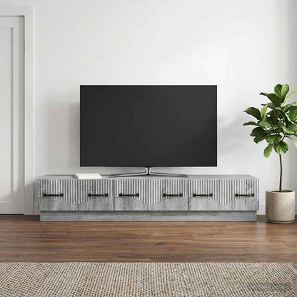 TV Cabinet Grey Sonoma 147 x 34.5 x 27 cm Engineered Wood