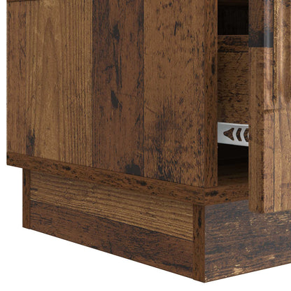TV Cabinet Old Wood 147 x 34.5 x 27 cm Engineered Wood
