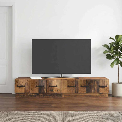 TV Cabinet Old Wood 147 x 34.5 x 27 cm Engineered Wood