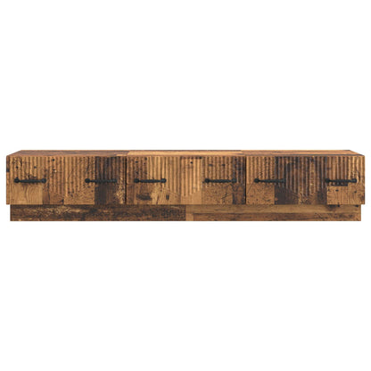 TV Cabinet Old Wood 147 x 34.5 x 27 cm Engineered Wood