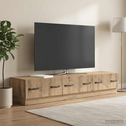 TV Cabinet Artisan Oak 147 x 34.5 x 27 cm Engineered Wood