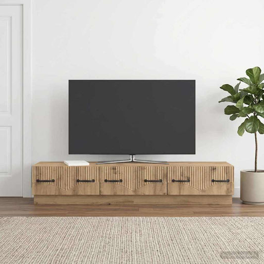 TV Cabinet Artisan Oak 147 x 34.5 x 27 cm Engineered Wood