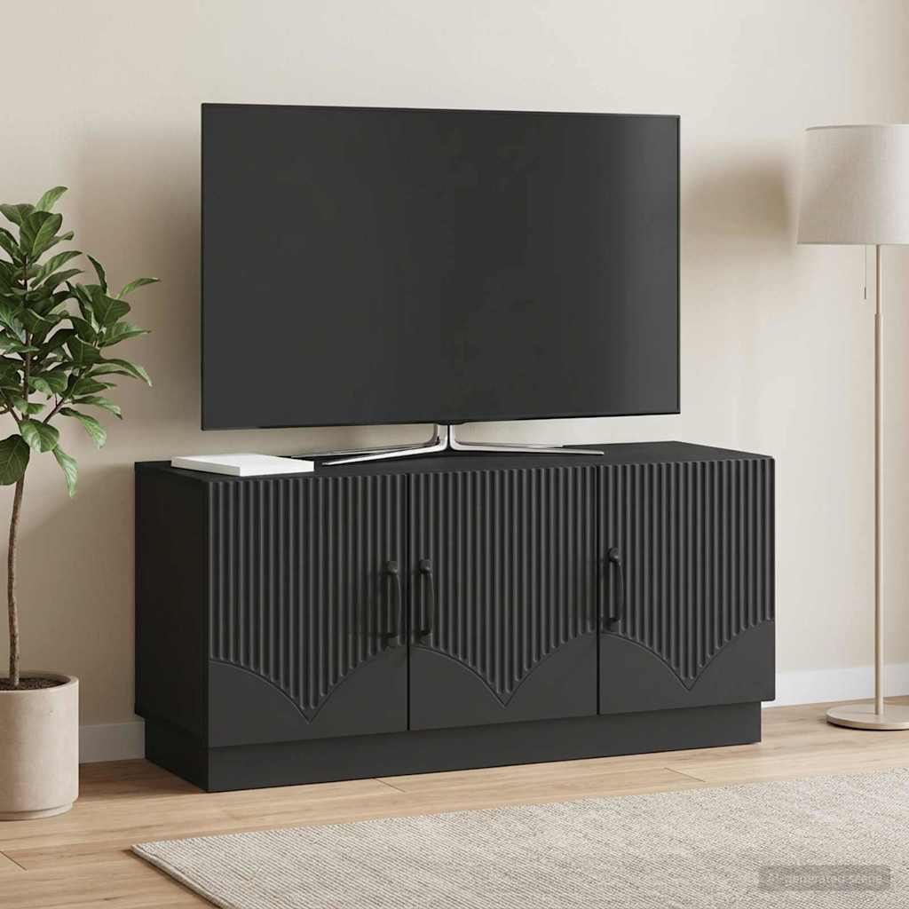 TV Cabinet Black 99 x 34.5 x 47 cm Engineered Wood