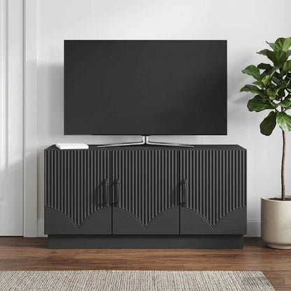 TV Cabinet Black 99 x 34.5 x 47 cm Engineered Wood