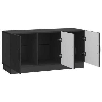 TV Cabinet Black 99 x 34.5 x 47 cm Engineered Wood