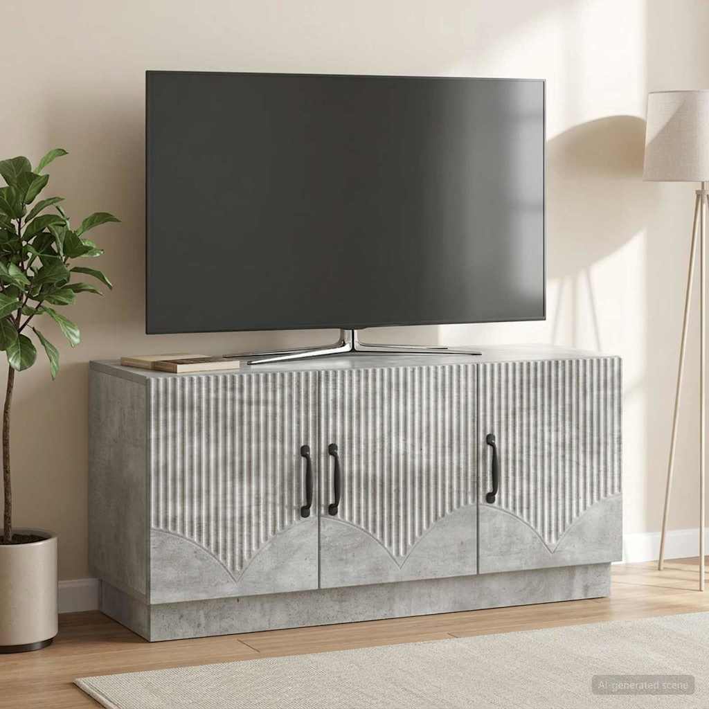 TV Cabinet Concrete Grey 99 x 34.5 x 47 cm Engineered Wood