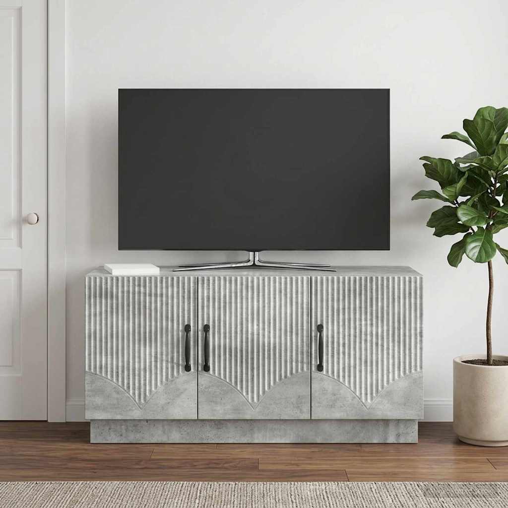 TV Cabinet Concrete Grey 99 x 34.5 x 47 cm Engineered Wood