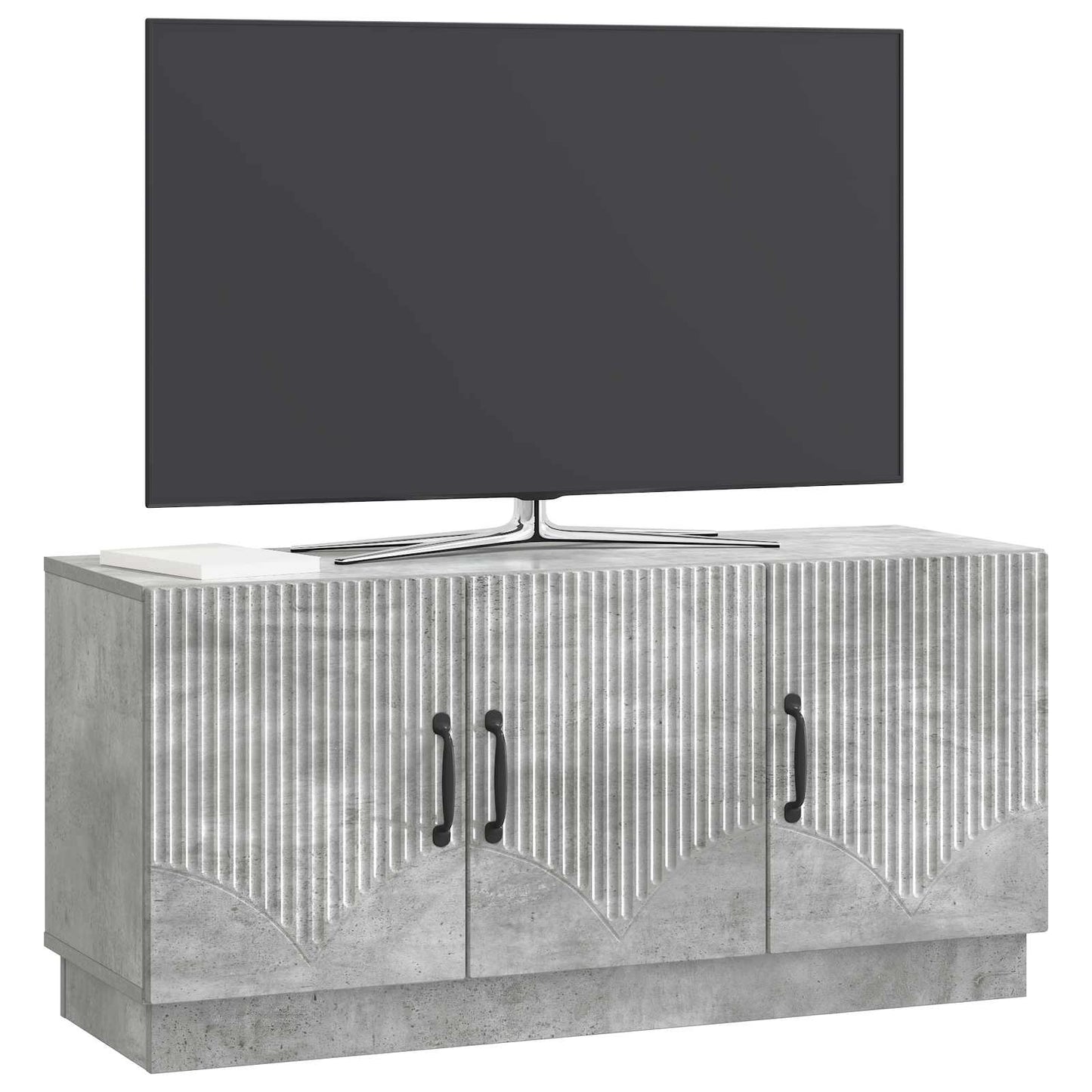 TV Cabinet Concrete Grey 99 x 34.5 x 47 cm Engineered Wood