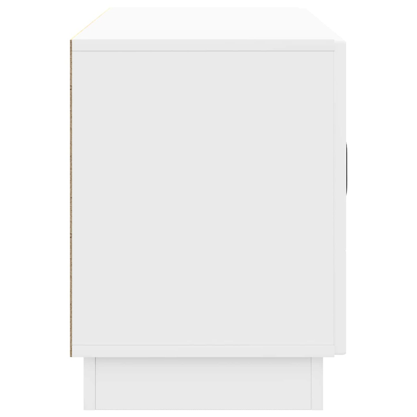 TV Cabinet High Gloss White 99 x 34.5 x 47 cm Engineered Wood
