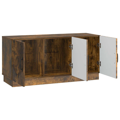 TV Cabinet Smoked Oak 99 x 34.5 x 47 cm Engineered Wood