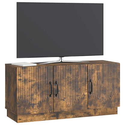 TV Cabinet Smoked Oak 99 x 34.5 x 47 cm Engineered Wood