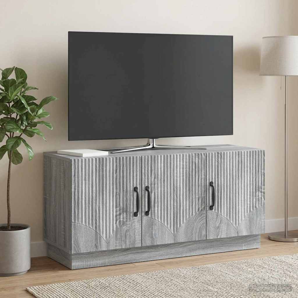 TV Cabinet Grey Sonoma 99 x 34.5 x 47 cm Engineered Wood