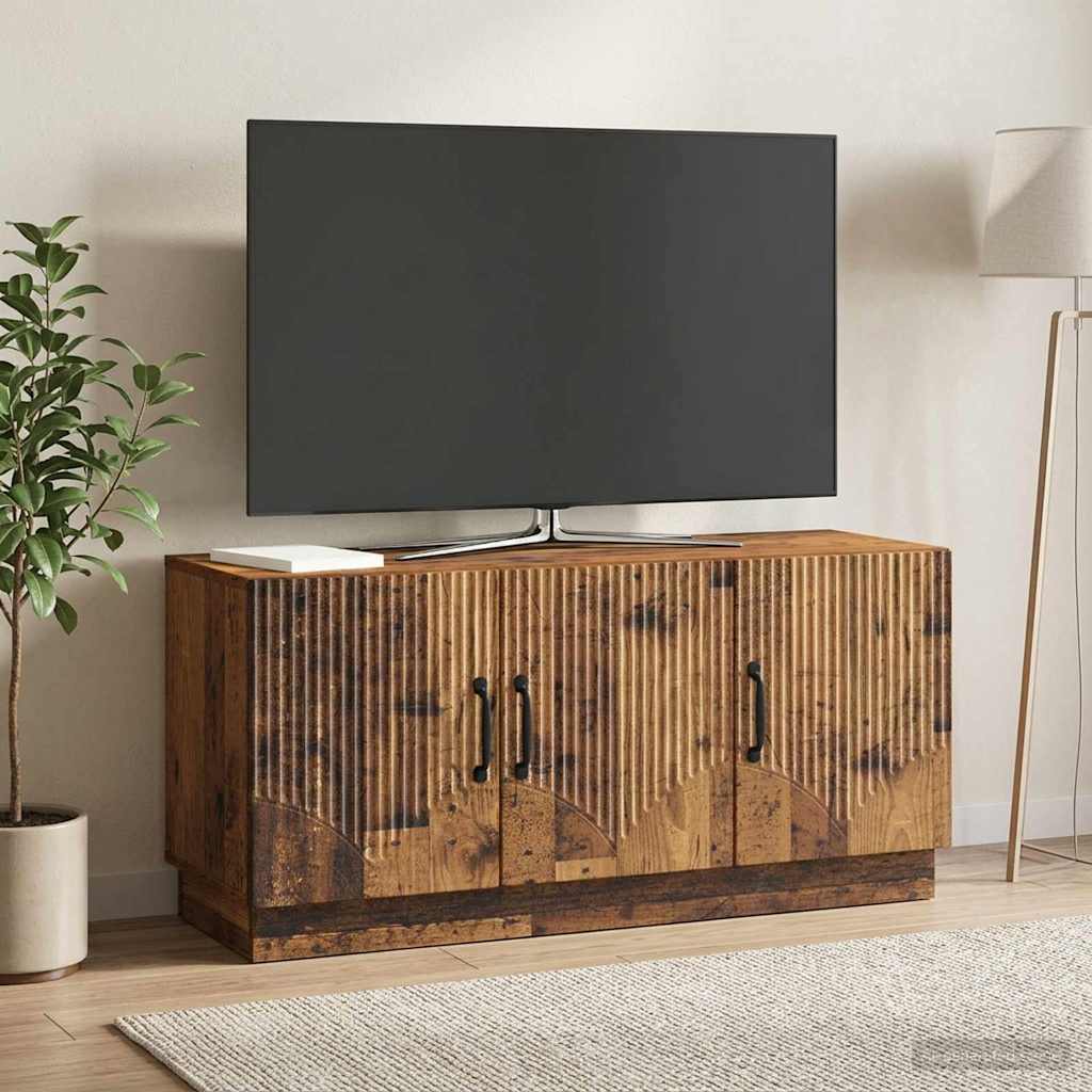 TV Cabinet Old Wood 99 x 34.5 x 47 cm Engineered Wood