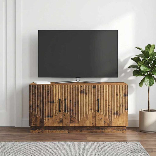 TV Cabinet Old Wood 99 x 34.5 x 47 cm Engineered Wood