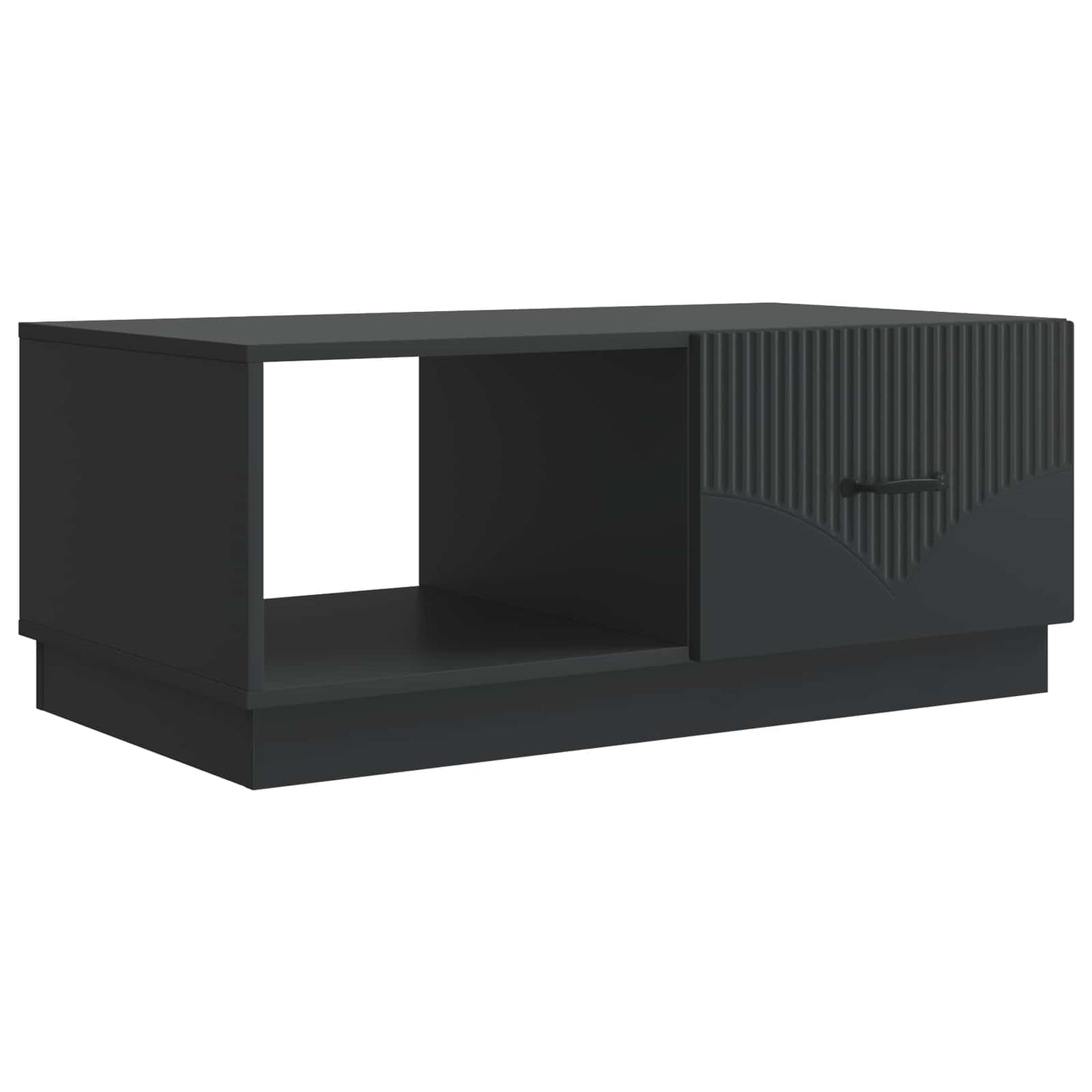 Coffee Table Black 90 x 50 x 37 cm Engineered Wood