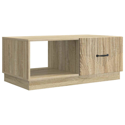 Coffee Table Sonoma Oak 90 x 50 x 37 cm Engineered Wood