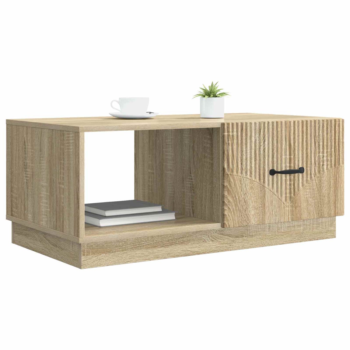 Coffee Table Sonoma Oak 90 x 50 x 37 cm Engineered Wood
