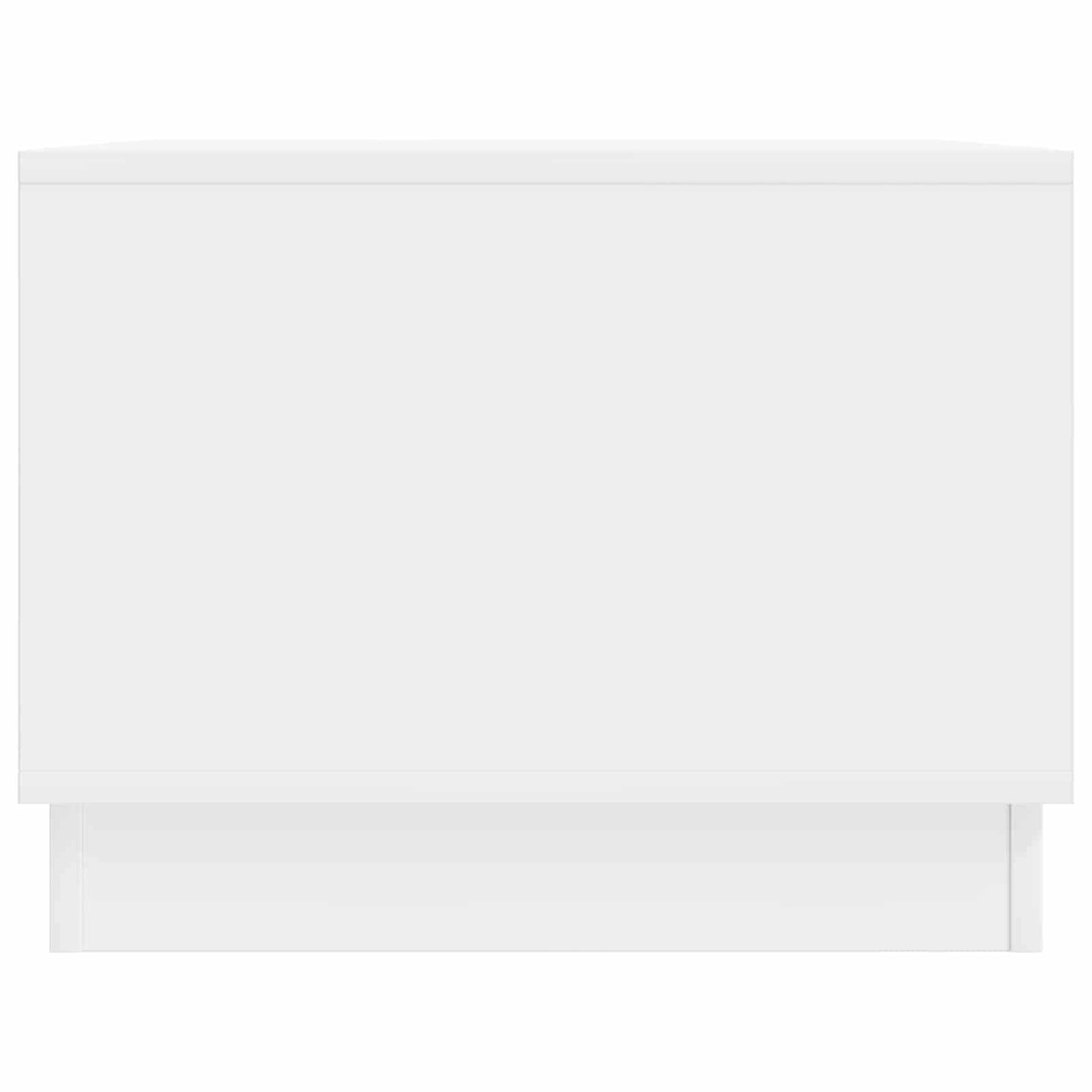 Coffee Table High Gloss White 90 x 50 x 37 cm Engineered Wood