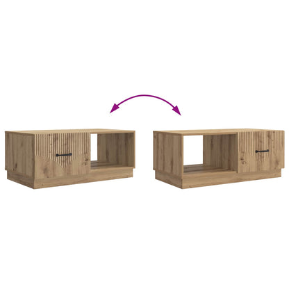 Coffee Table Artisan Oak 90 x 50 x 37 cm Engineered Wood