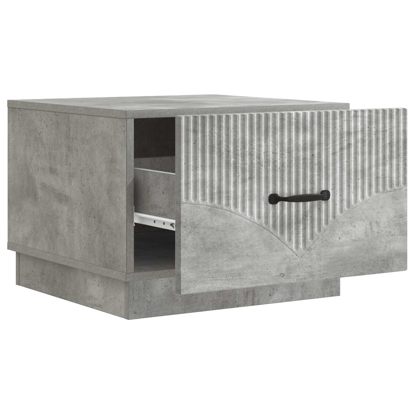 Coffee Table Concrete Grey 49 x 50 x 37 cm Engineered Wood