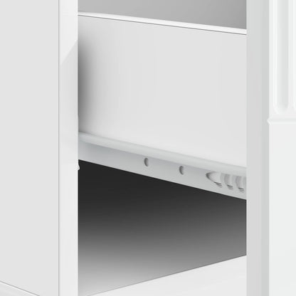 Coffee Table High Gloss White 49 x 50 x 37 cm Engineered Wood