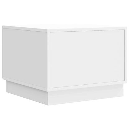 Coffee Table High Gloss White 49 x 50 x 37 cm Engineered Wood
