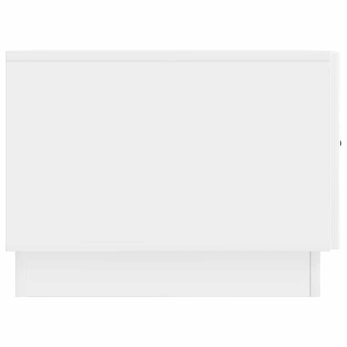 Coffee Table High Gloss White 49 x 50 x 37 cm Engineered Wood