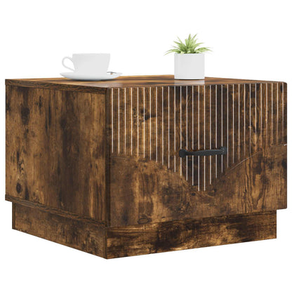 Coffee Table Smoked Oak 49 x 50 x 37 cm Engineered Wood