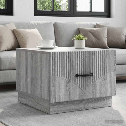 Coffee Table Grey Sonoma 49 x 50 x 37 cm Engineered Wood