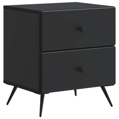 Bedside Cabinet Black 43 x 34.5 x 47.5 cm Engineered Wood