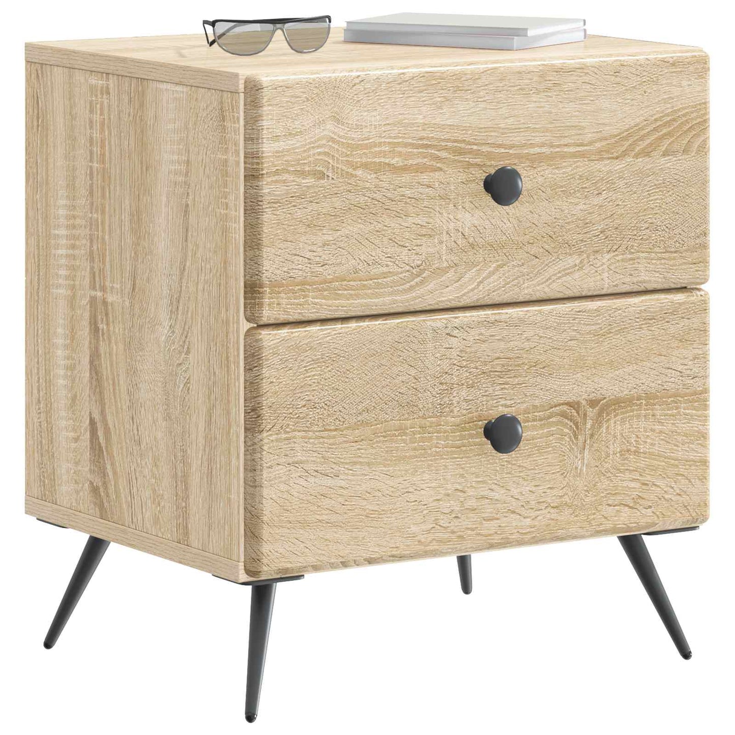 Bedside Cabinet Sonoma Oak 43 x 34.5 x 47.5 cm Engineered Wood