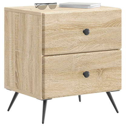 Bedside Cabinet Sonoma Oak 43 x 34.5 x 47.5 cm Engineered Wood