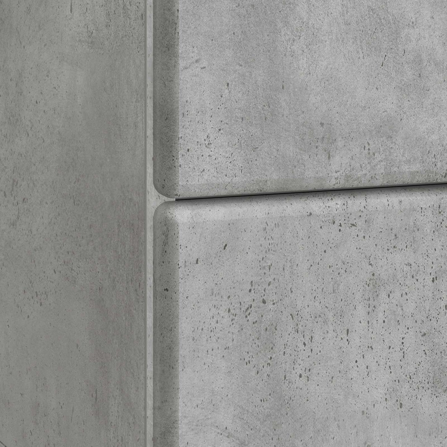 Bedside Cabinet with Drawer Concrete Grey 43 x 34.5 x 47.5 cm