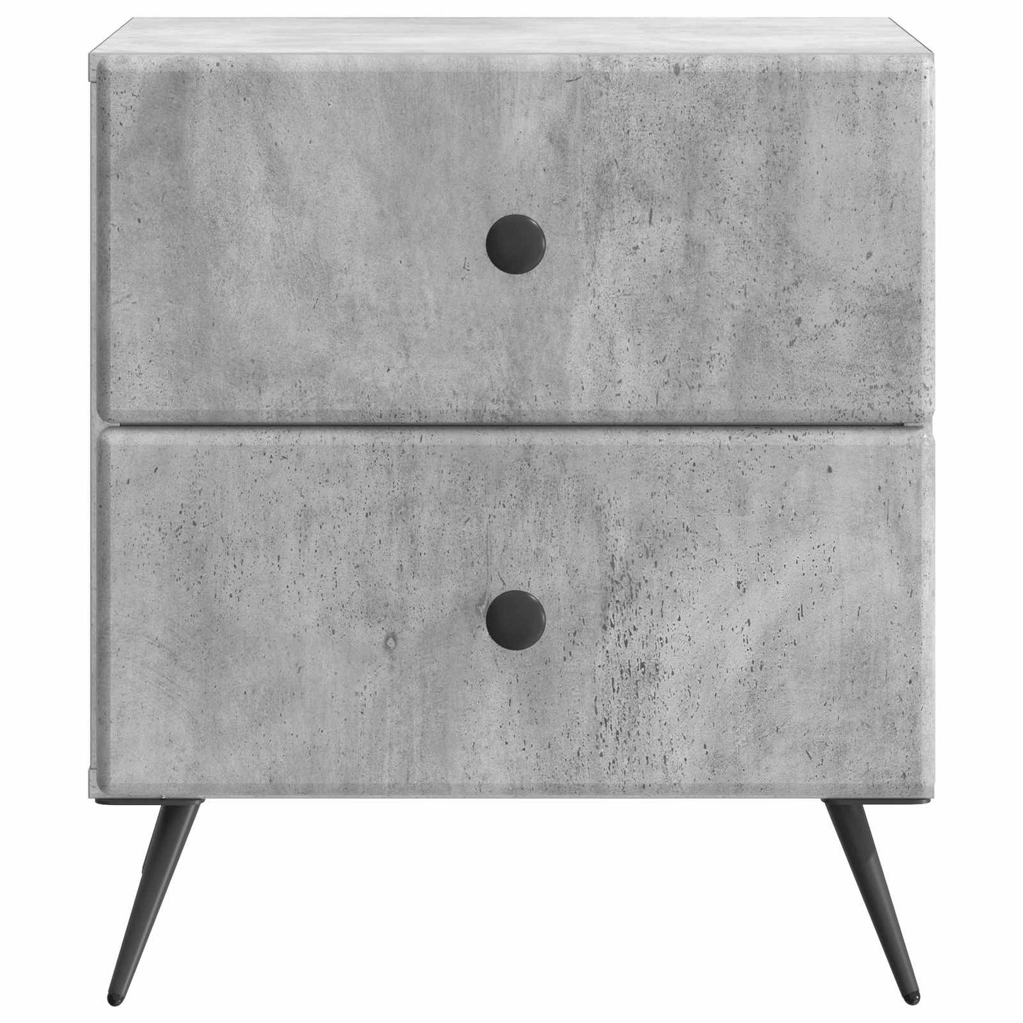 Bedside Cabinet with Drawer Concrete Grey 43 x 34.5 x 47.5 cm