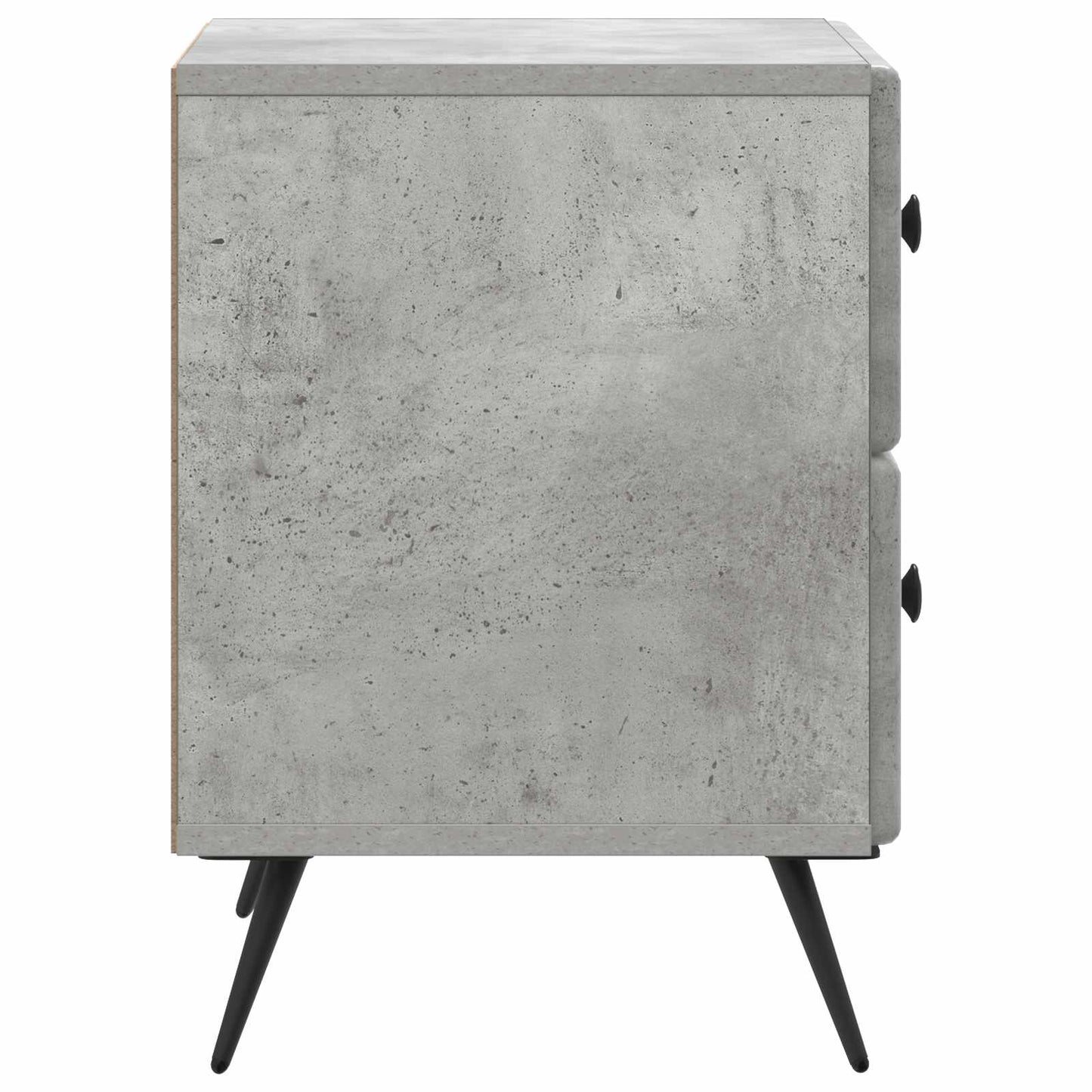 Bedside Cabinet with Drawer Concrete Grey 43 x 34.5 x 47.5 cm