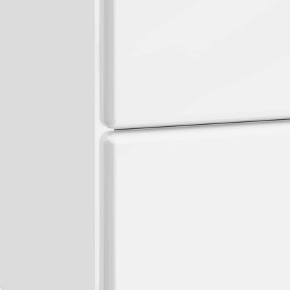 Bedside Cabinet High Gloss White 43 x 34.5 x 47.5 cm