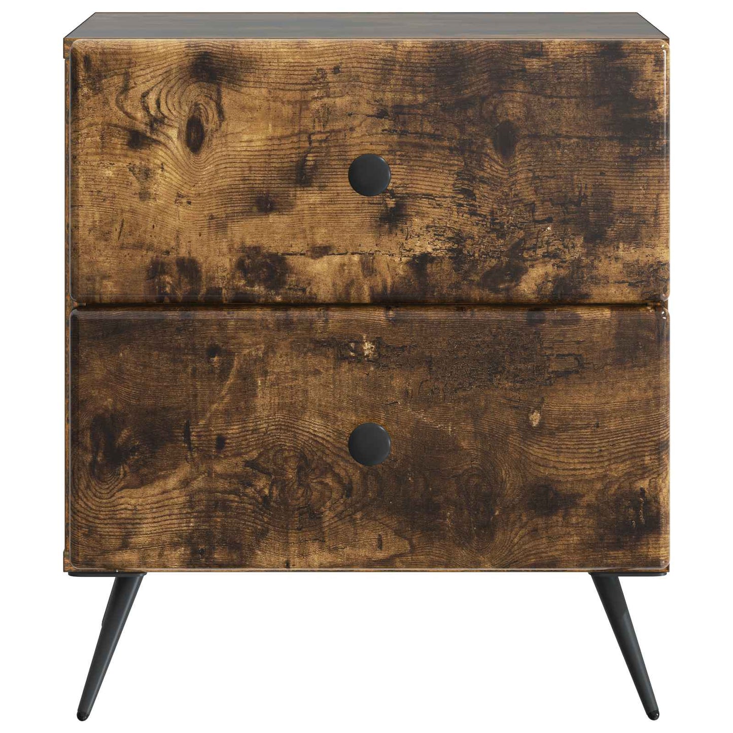 Bedside Cabinet Smoked Oak 43 x 34.5 x 47.5 cm Engineered Wood